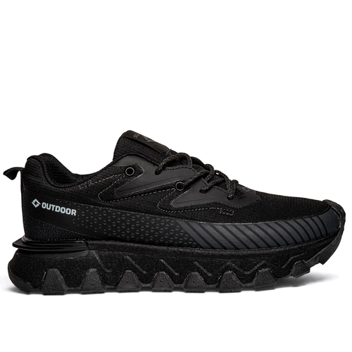 Solazer Erkek Spor 072 Waterproof Cilt Denye Siyah Siyah - Görsel 1