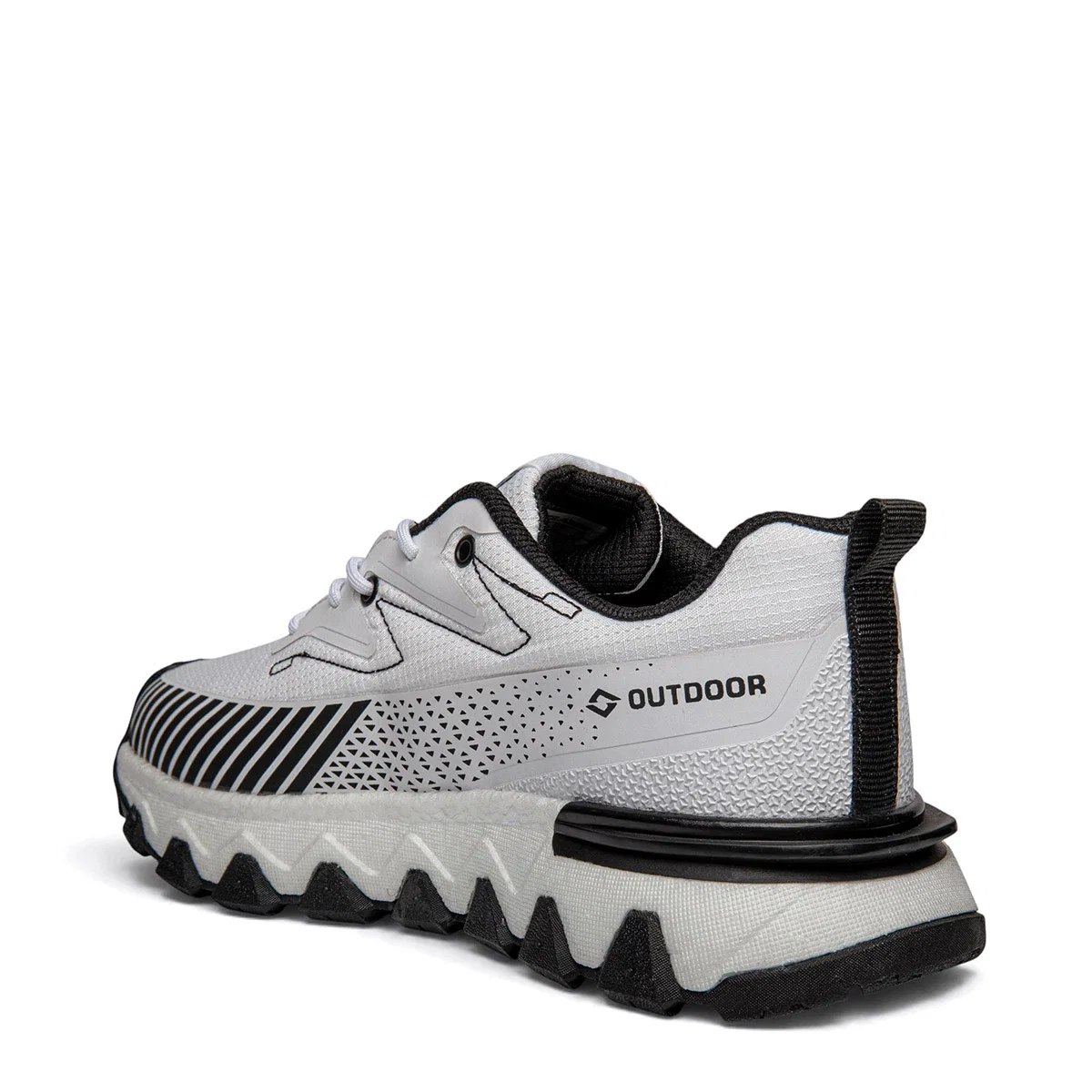 Solazer Erkek Spor 072 Waterproof Cilt Denye Beyaz Siyah - Görsel 3