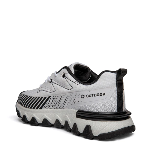 Solazer Erkek Spor 072 Waterproof Cilt Denye Beyaz Siyah - Görsel 3