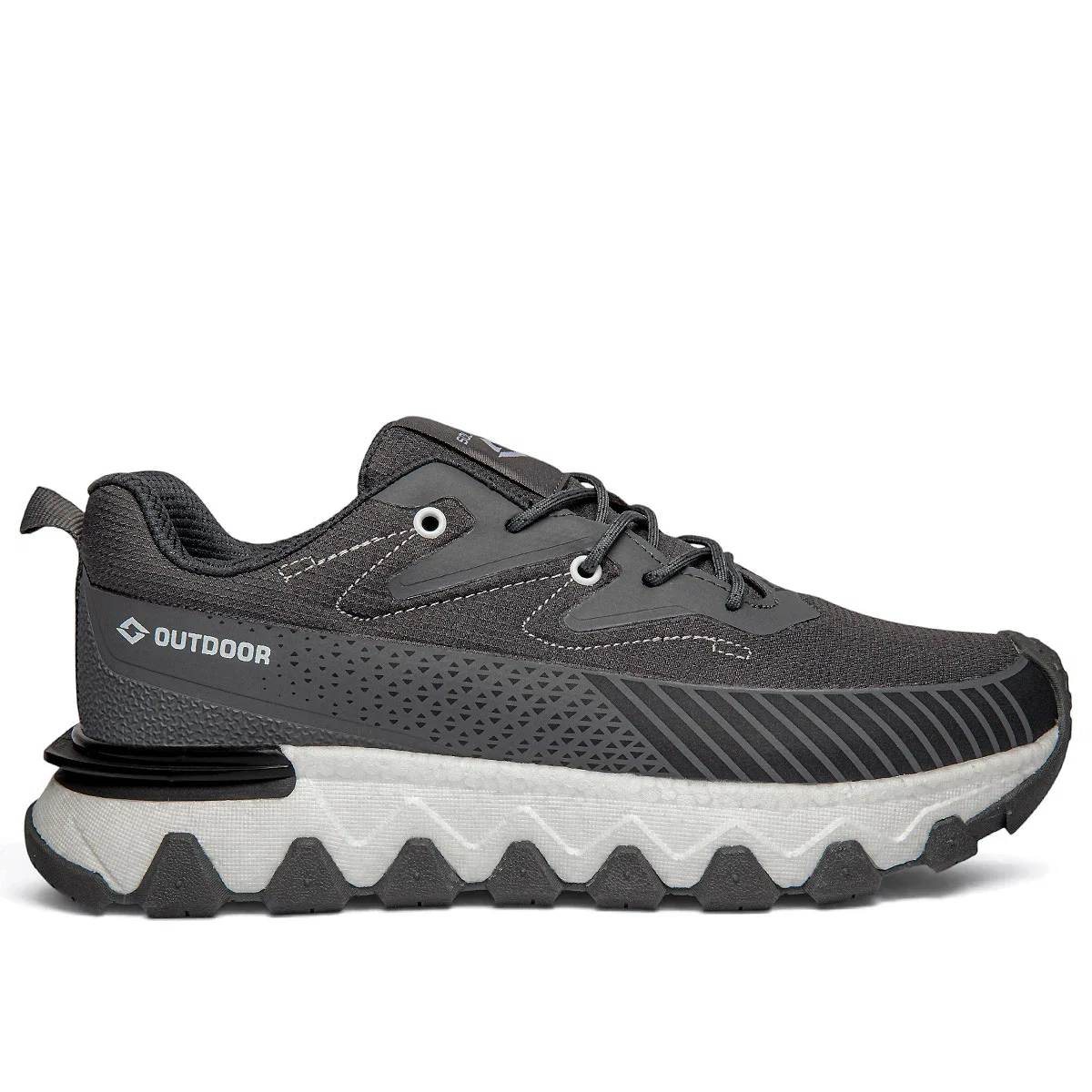 Solazer Erkek Spor 072 Waterproof Cilt Denye Füme Beyaz - Görsel 1