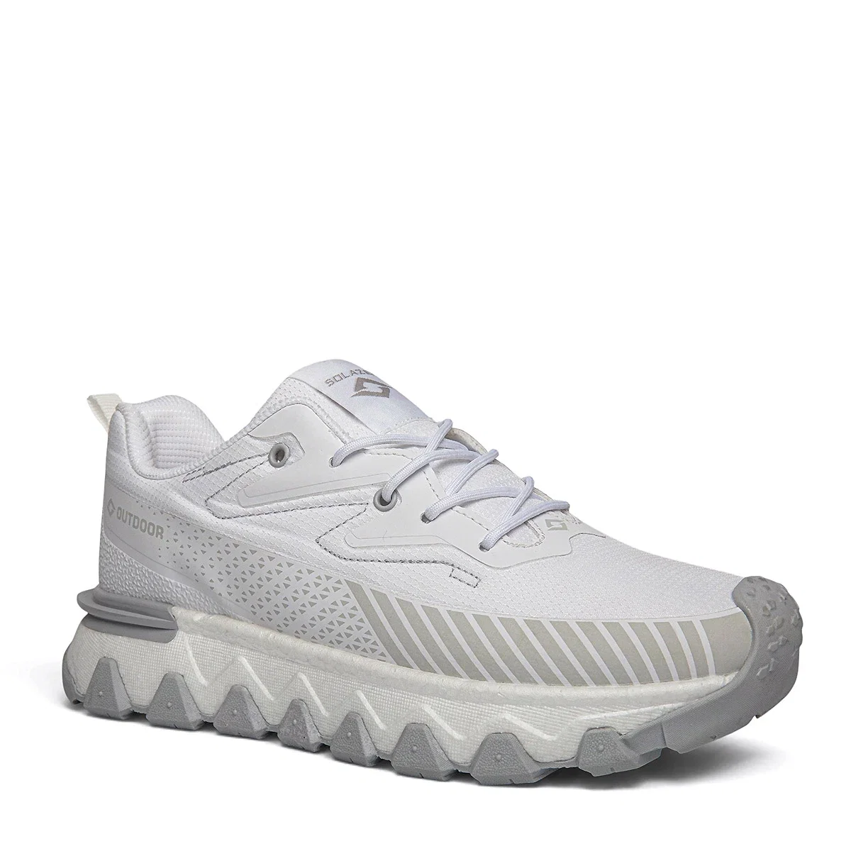 Solazer Erkek Spor 072 Waterproof Cilt Denye Beyaz Gümüş - Görsel 2
