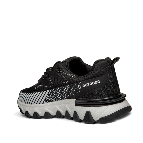 Solazer Erkek Spor 072 Waterproof Cilt Denye Siyah Beyaz - Görsel 3