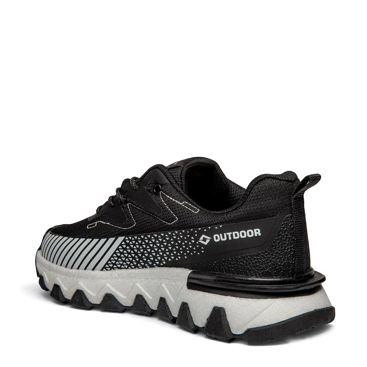 Solazer Erkek Spor 072 Waterproof Cilt Denye Siyah Beyaz - Görsel 3