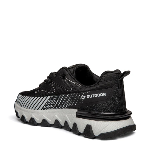 Solazer Erkek Spor 072 Waterproof Cilt Denye Siyah Beyaz - Görsel 3