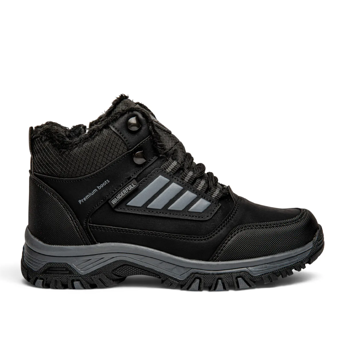 Wanderfull Garson Bot 3022 Cilt Siyah Füme