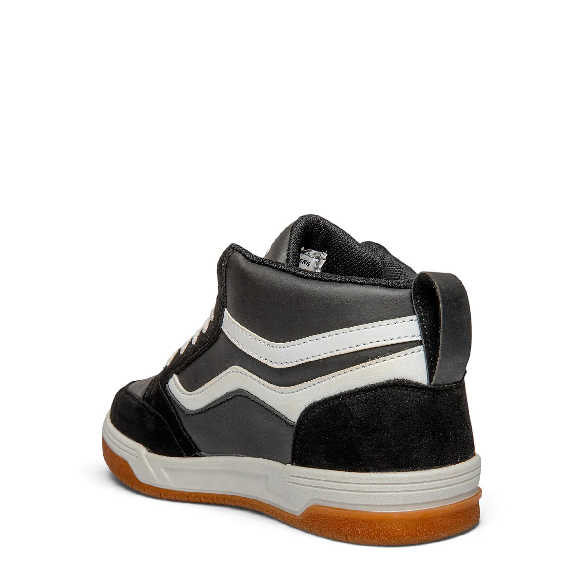 Crosberg Zenne Bot 2610 Cilt Süet Siyah Beyaz - Görsel 3