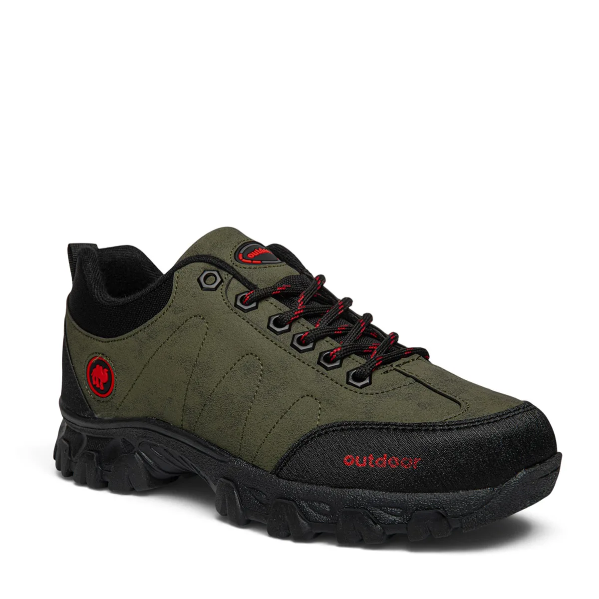 Jagulep Erkek Trekking 4054 Cilt Haki Kırmızı - Görsel 2
