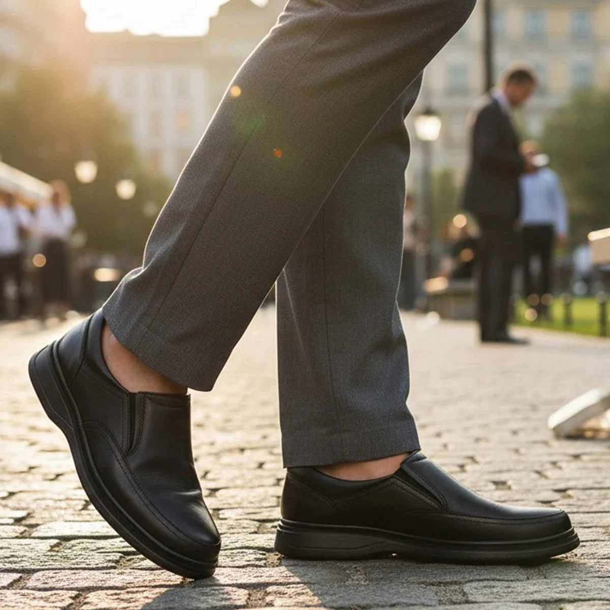 Faruk Engin Deri Erkek 1039 Cilt Siyah Tb Poli - Görsel 1