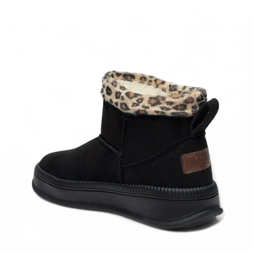 Polact Zenne Bot 25001 Süet Siyah Leopar - Görsel 3