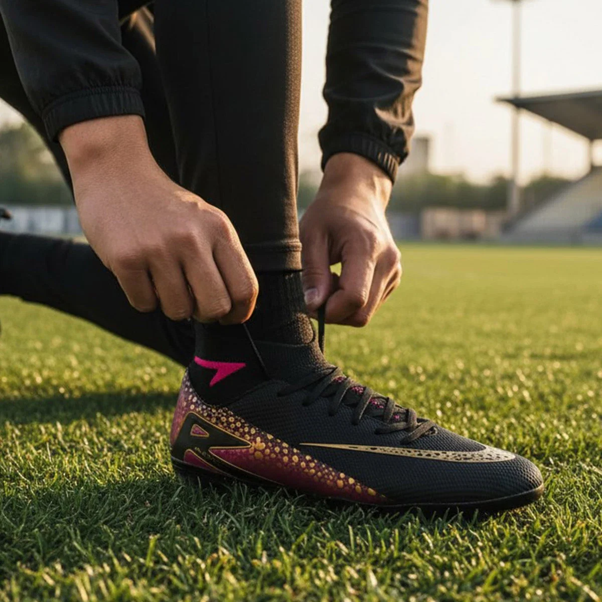 Laliga Erkek Superfly 610 Krampon Siyah Altın