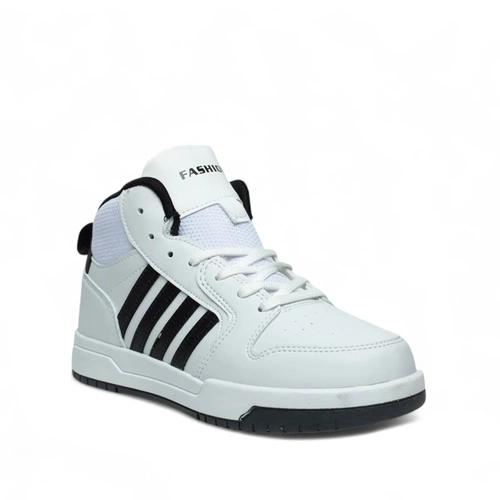Lambirlent Garson Basket 2210-01 Cilt Beyaz Siyah - Görsel 2