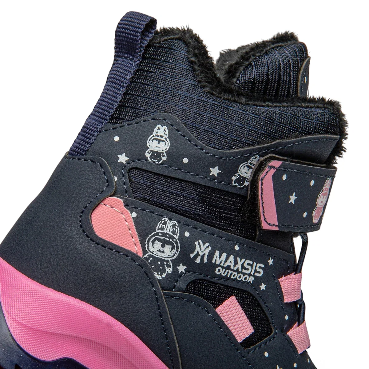 Maxsis Patik Bot 054 Cilt Lacivert Pembe