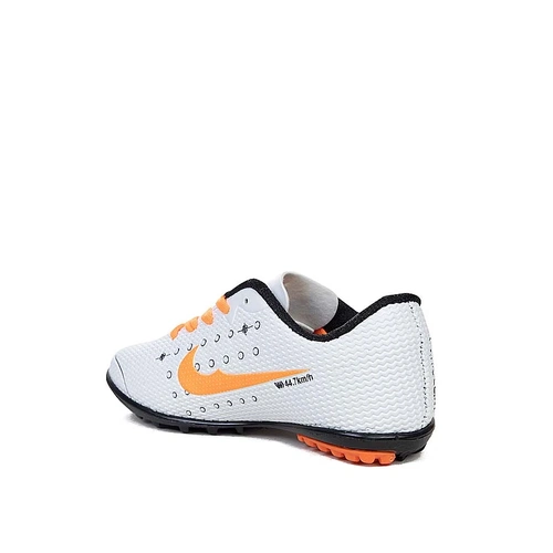 Walked Filet 441 Halı Saha Beyaz Turuncu - Görsel 3