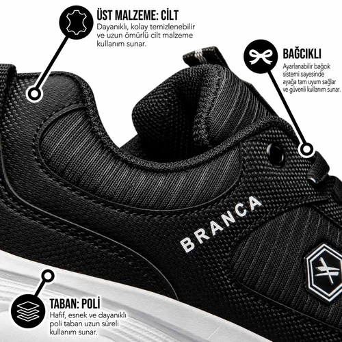 Branca Garson 105 Cilt Denye Siyah Beyaz - Görsel 4