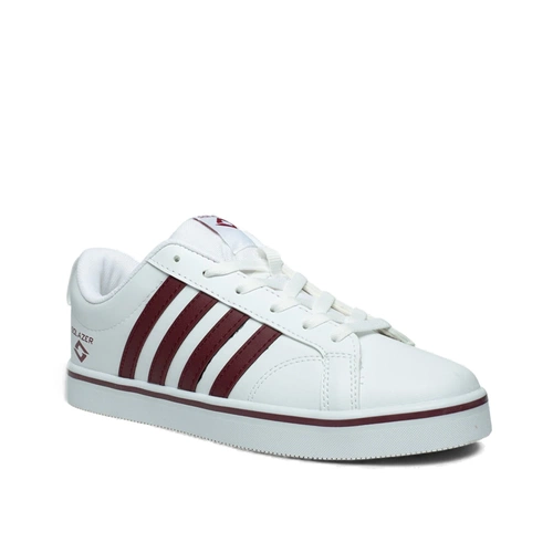 Solazer Erkek Spor 058 Cilt Beyaz Bordo - Görsel 2