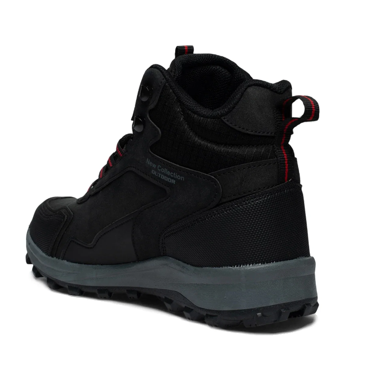 Lambirlent Erkek Trekking Bot 1250-5 Cilt Denye Siyah Kırmızı