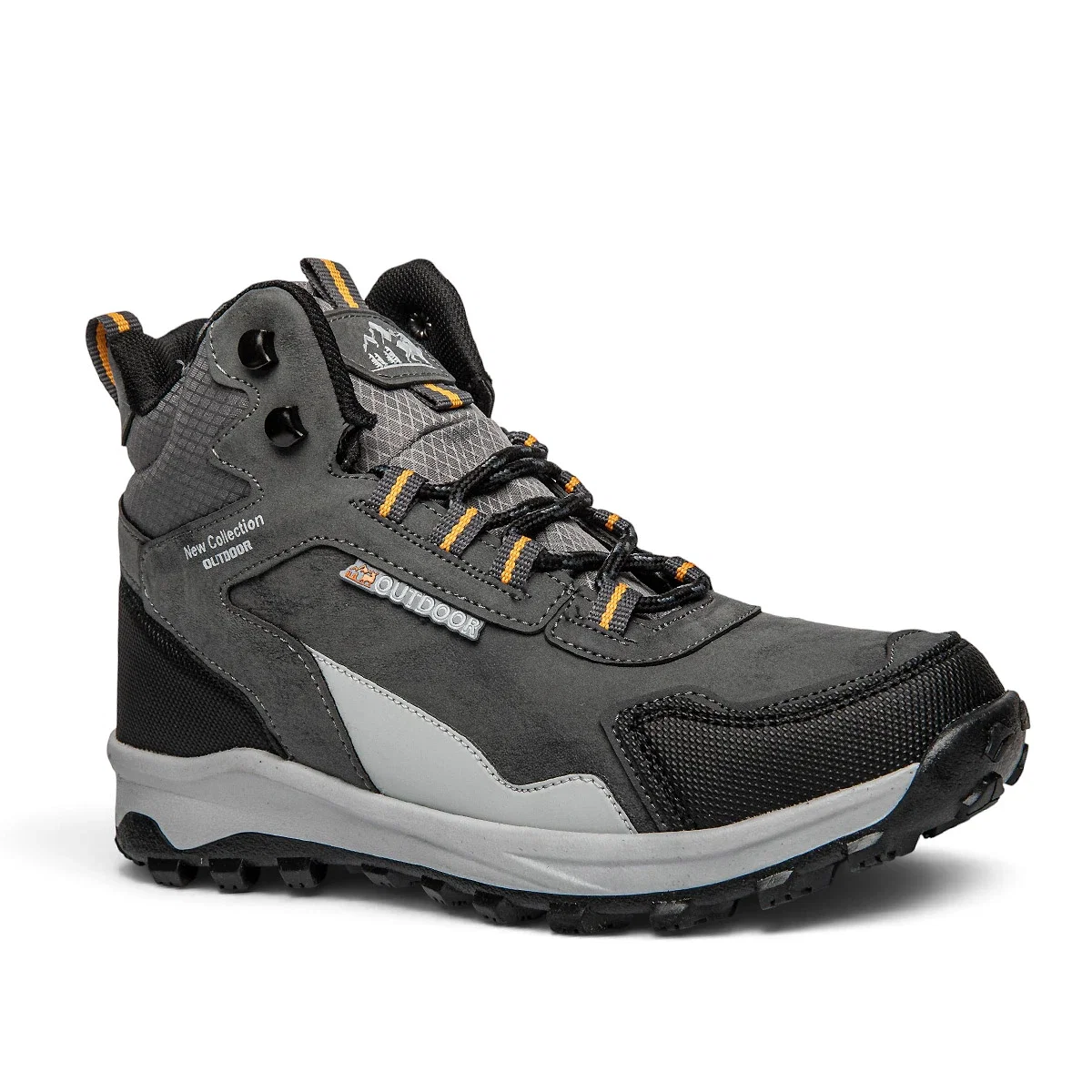 Lambirlent Erkek Trekking Bot 1250-6 Cilt Denye Füme Buz Sarı