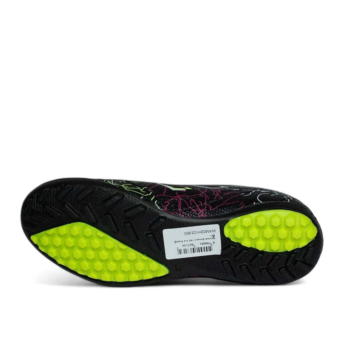 Walked Garson 103 Halı Saha Siyah sarı