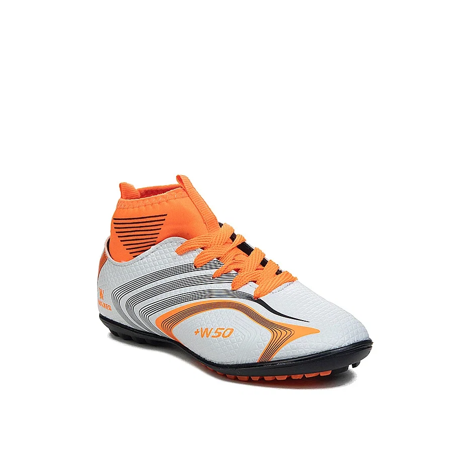 Walked Filet 435 Halı Saha Beyaz Turuncu