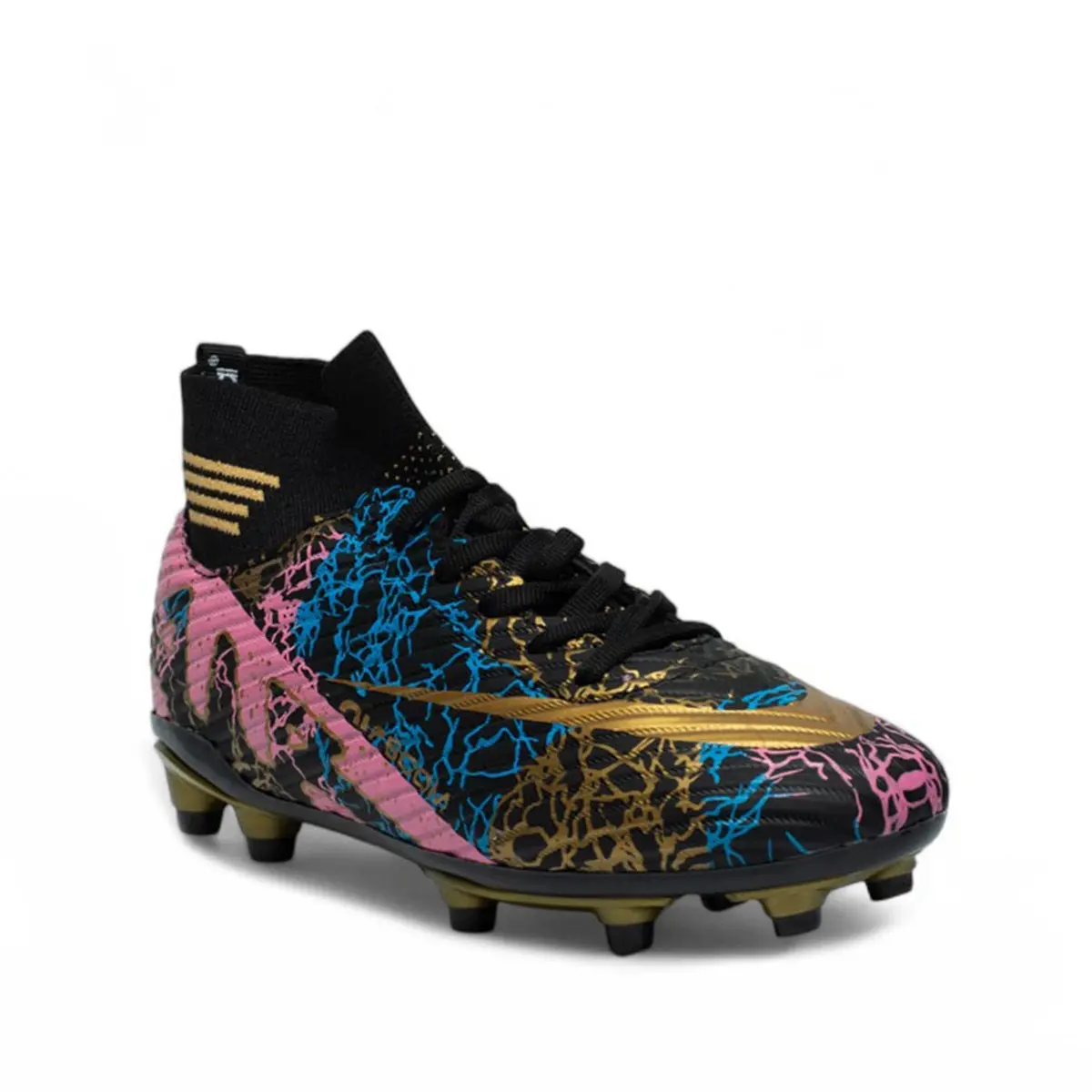 Laliga Erkek 565 Krampon Siyah Altin Desenli