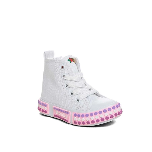 Rocky Bebe 675 Keten Beyaz Pembe - Görsel 2