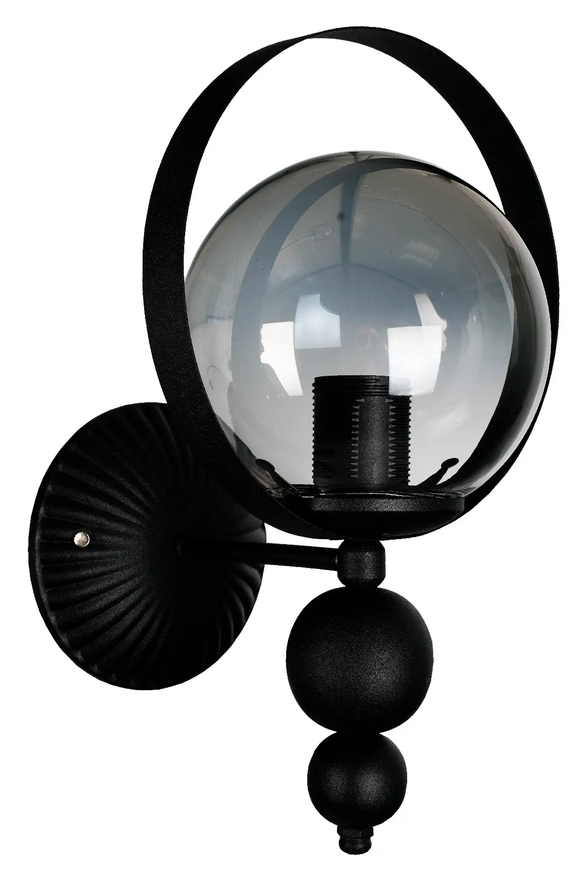 DOĞA APLİK CAMLI SİYAH (GLOP FÜME CAM)