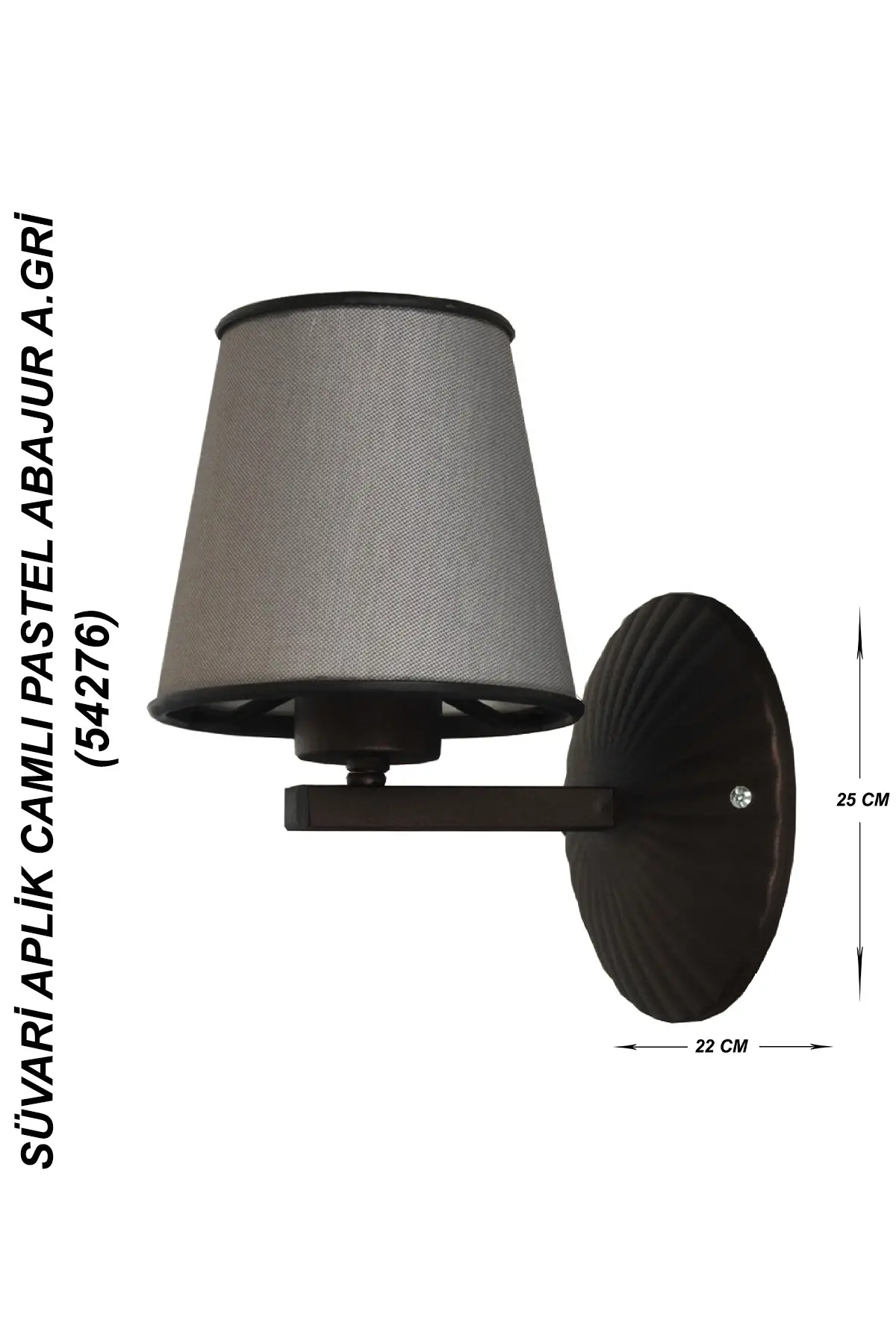 SÜVARİ APLİK PASTEL A.GRİ