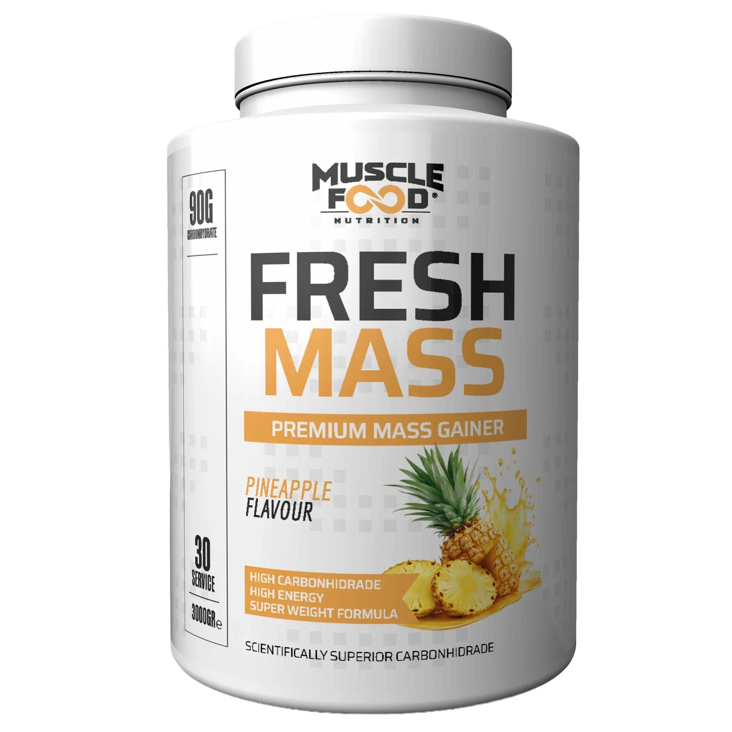 Muscle Food Fresh Mass 3000 G Ananas Aromalı - Görsel 1