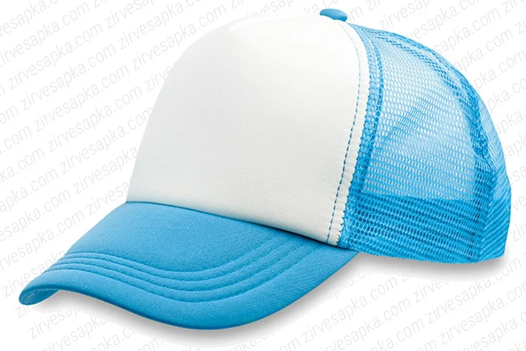 Fileli Şapka Turkuaz - Görsel 1