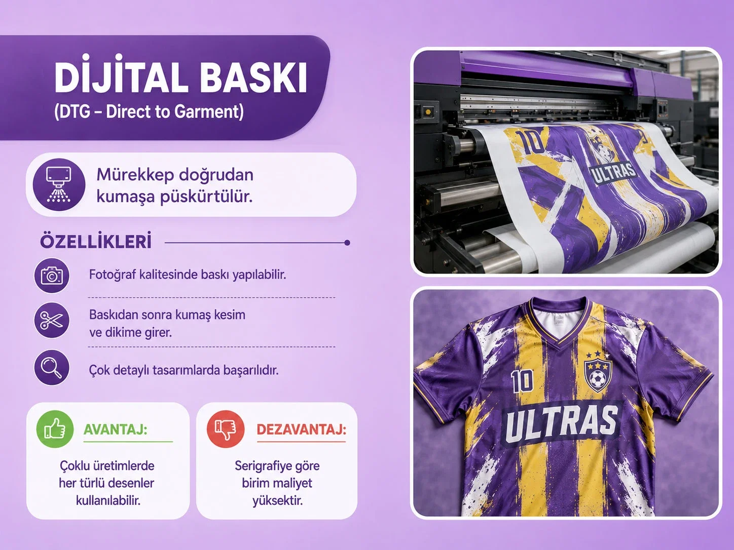 DİJİTAL BASKI (DTG – DİRECT TO GARMENT) - Görsel 1